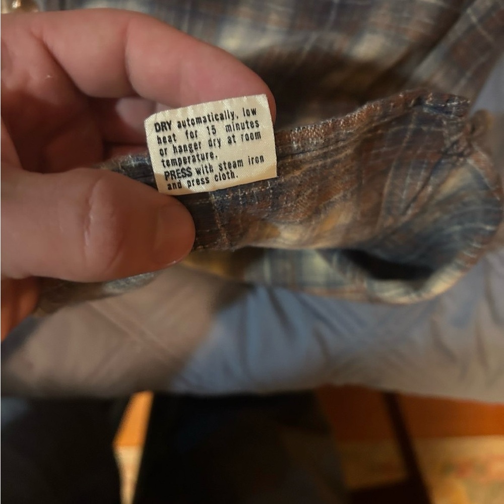 Vintage 1960s–70s Pendleton Wool Lined Flannel Shirt Jacket Medium USA - Picture 4 of 5